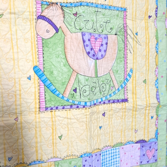 *NEW* Handmade Baby Quilt - Picture 2 of 2